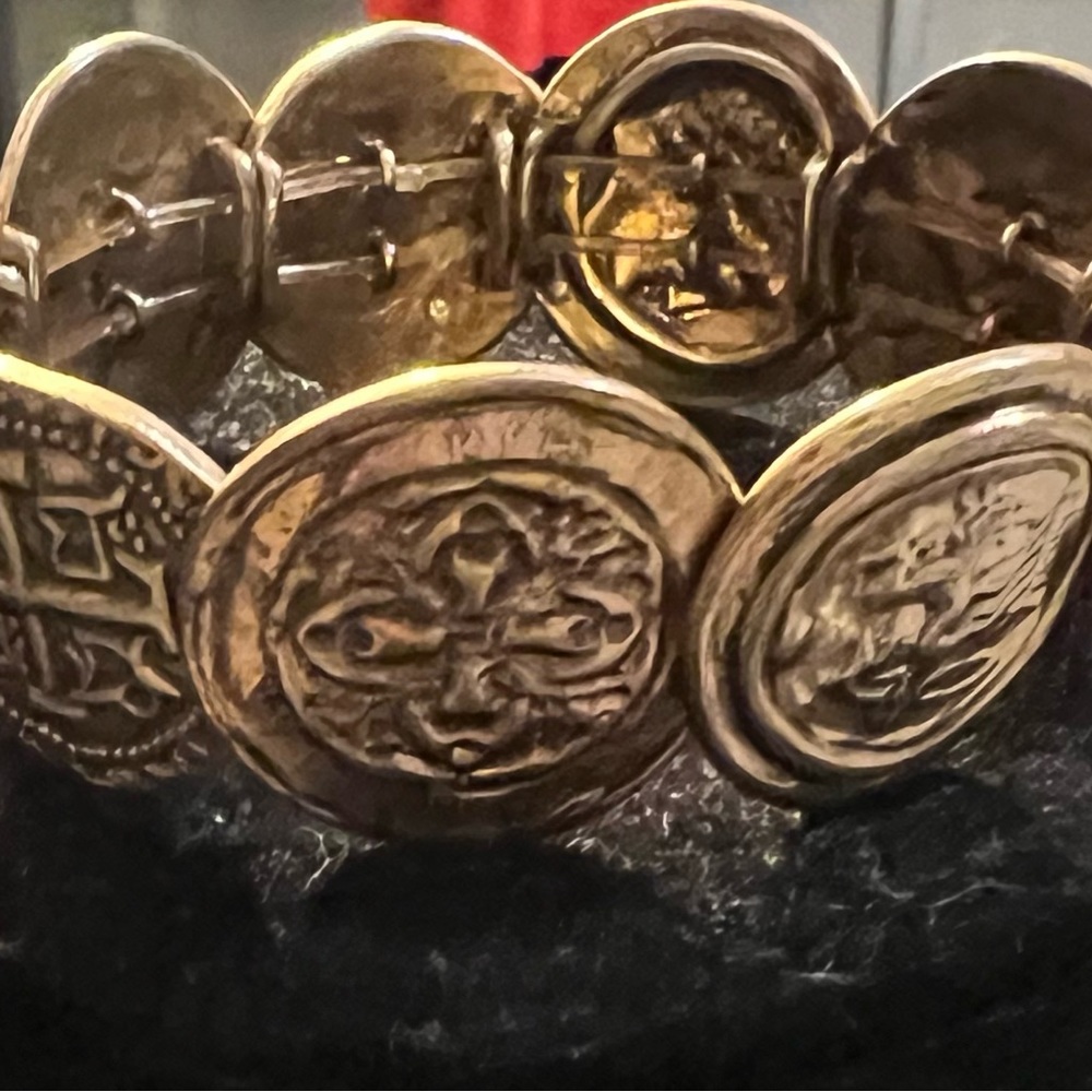 Vintage coin bracelet